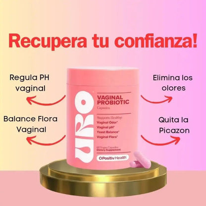 🌷URO - Probióticos para mujeres👩🏻, regula el PH, elimina olores,🍓balancea la flora vaginal