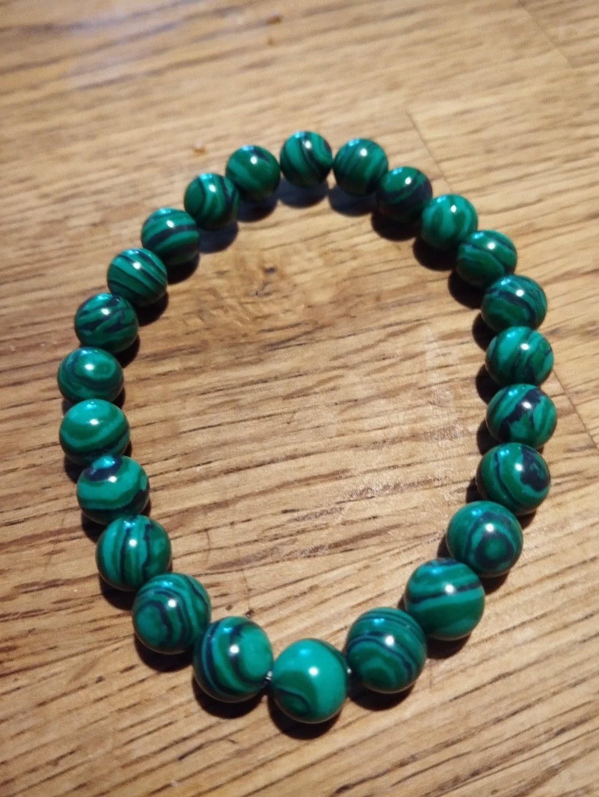 Pulsera de Piedras de Crisocola y Malaquita para controlar la diabetes y potenciar la autocuración - DiaGem